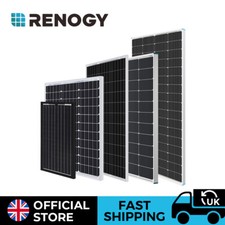 Renogy 30W 50W 100W 200W N-Type olar Panel 12V Mono for RV Caravan Home Off Grid