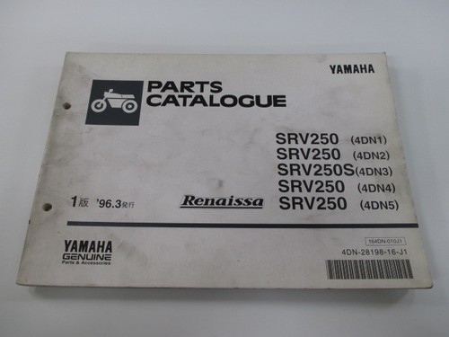 Srv250 nessa parts list - r'nessa,