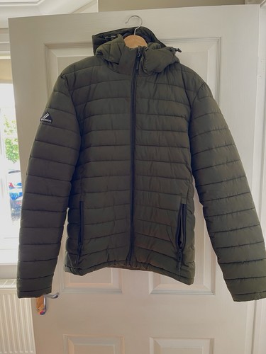 Superdry green puffer jacket - superdry,