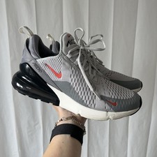 Nike Air Max 270 Grey Fog Team Orange Sail Size UK 9 US 10 | DR8616-001