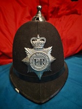 Devon and Cornwall Obsolete Police Helmet with Badge In Good Condition Used