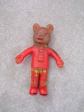Vintage Bendy Rupert the Bear 1960's-11ins