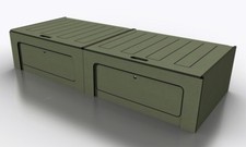 Sliding camper van bed - van, /