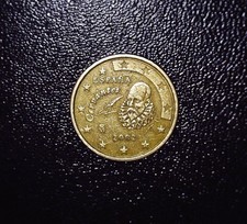 Spain 10 Euro Cent 2002 Coin -unique errors, circulated, Coin Collectible