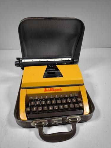 Vintage lilliput typewriter - typewriter,