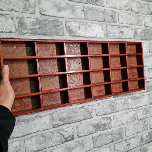 Vintage wooden printers - wooden, tray