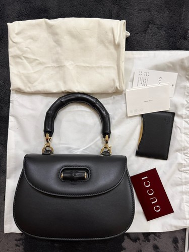 Gucci bamboo 1947 mini black - bamboo,