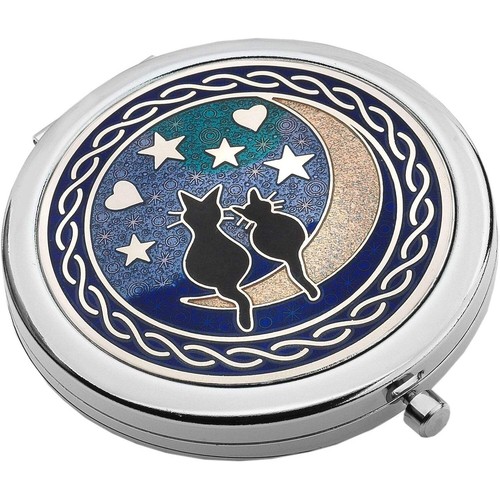 Cat moon enamel - &, twin