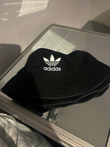 Adidas black bucket hat - bucket, white