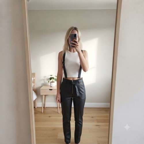 Little madam black faux - little,