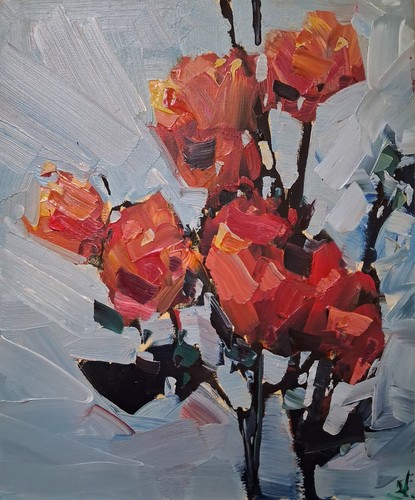 Fantastic oil painting - oil,