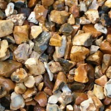 Decorative Aggregates Chippings Golden Gravel 20mm Gardens 20kg Fast Tracked 