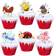 Bugs Insects Stand Up Cup Cake