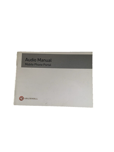Vauxhall audio manual - vauxhall,