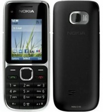 New Condition Nokia C2-01 - Black  (Unlocked) Mobile Phone 1 year warranty