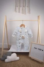 PLUSH BABY SNOWSUIT WITH BEAR