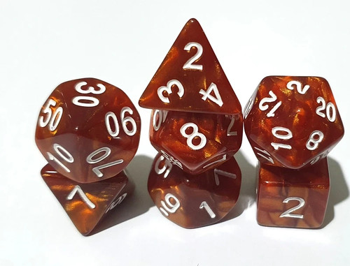 Dnd dice set polyhedral resin - dnd,