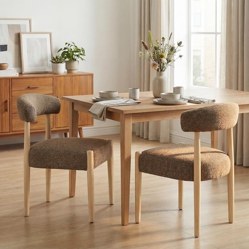 Wooden dining chairs set - dining,