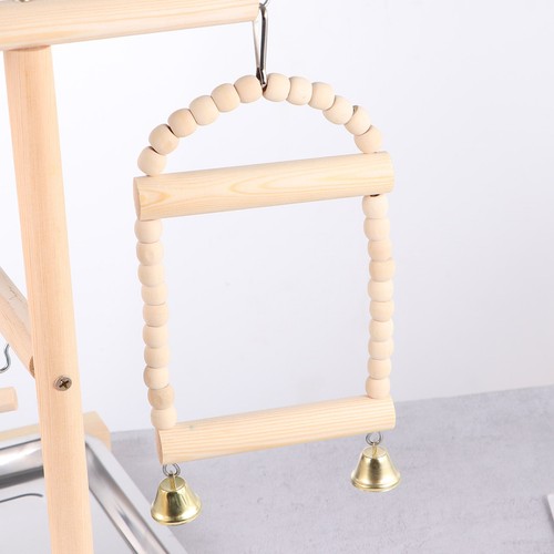 Wooden bird playstand - bird, playstand-sturdy