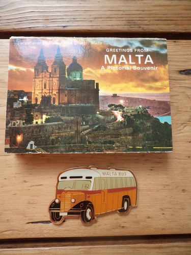 Malta souvenir bus fridge - souvenir,