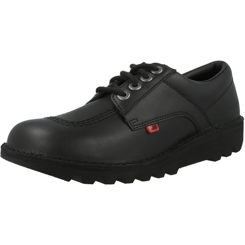 Kickers kick black leather - kickers, lo