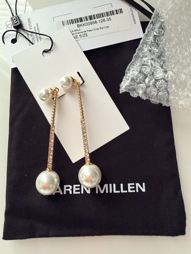 Karen millen gold plated pearl - millen,