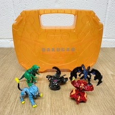 Bakugan Battle Brawlers & Collector Figures Bundle in Orange Storage Carry Case