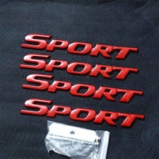 SPORT Glossy Red Metal Grille