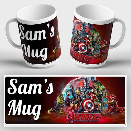 Marvel personalised mug - personalised,