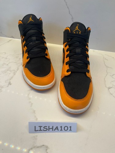 Jordan mid black orange - 1,