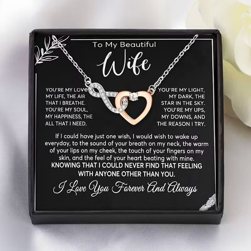 Wife necklace pendant - to, my