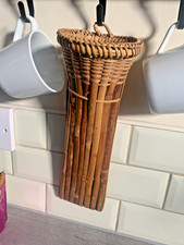 Bamboo Wall Flower Holder/