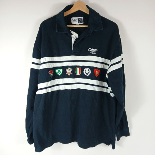 Cotton traders mens rugby - cotton,