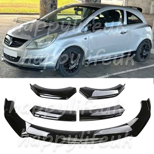 Gloss black front bumper - gloss,