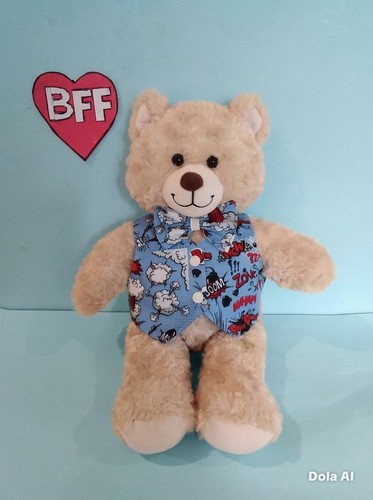 Teddy bear clothes waistcoat - teddy, -waistcoat