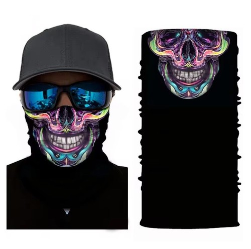 Skull xmas winter neck gaiter - winter,