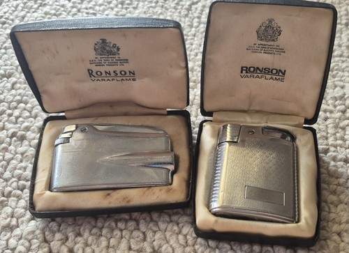 Pair vintage ronson varaflame - vintage,