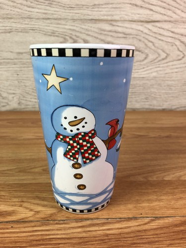 Tall blue christmas - christmas, snowman