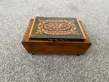 Vintage wooden marquetry