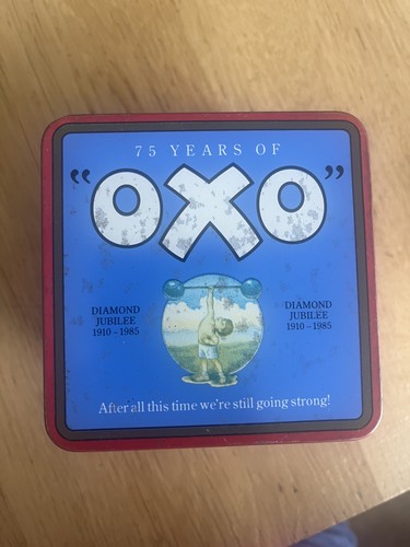 Vintage oxo tin 75 years - -,