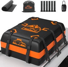 BOYUJK Car Roof Bag 20 Cubic/566 L, Waterproof Car Roof Bag no Rack Needed