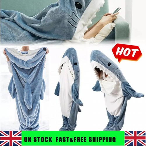 Shark blanket adult kids soft - adult,