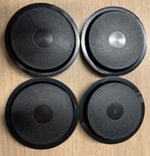 4 X LARGE BLACK CASTOR CUPS