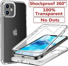 Full Body Clear 360 Case For iPhone 17 Pro Max 16 Pro 15 Plus 14 13 12 11 SE XS