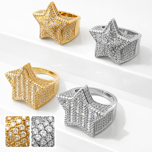 Mens star pinky - mens, ring