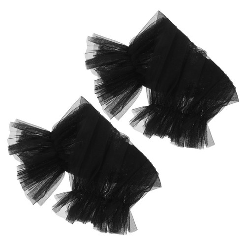 Tulle wedding dress sleeves - tulle,