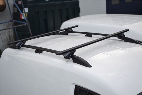 Black roof rails cross - black,