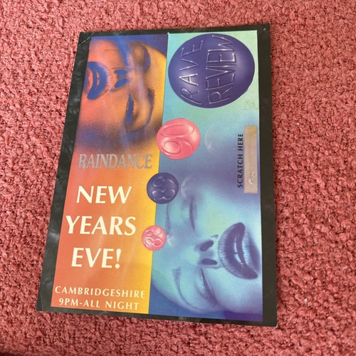 Rave flyer raindance - rave, rare