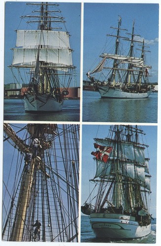 Danmark masted fulled rigged - 3,