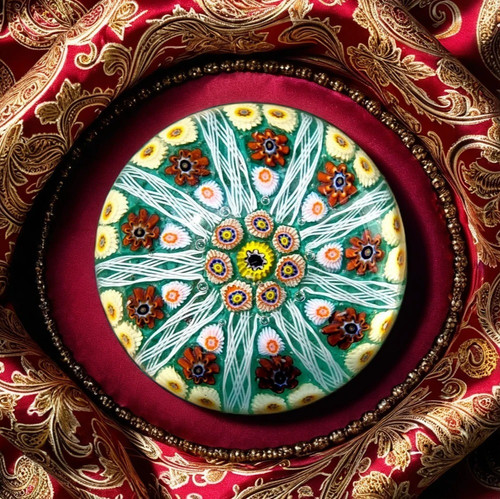 Strathearn glass paperweight - strathearn,